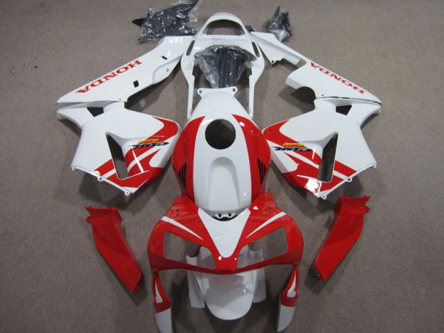 Blanco Rojo Carenado Moto Honda CBR 600 RR 03-04 Blanco Rojo Carenado Moto Honda CBR 600 RR 03-04