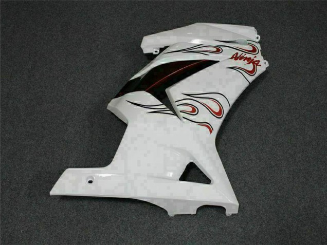Blanco Rojo Carenado Moto Kawasaki EX250 08-12 Blanco Rojo Carenado Moto Kawasaki EX250 08-12