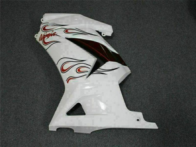 Blanco Rojo Carenado Moto Kawasaki EX250 08-12 Blanco Rojo Carenado Moto Kawasaki EX250 08-12