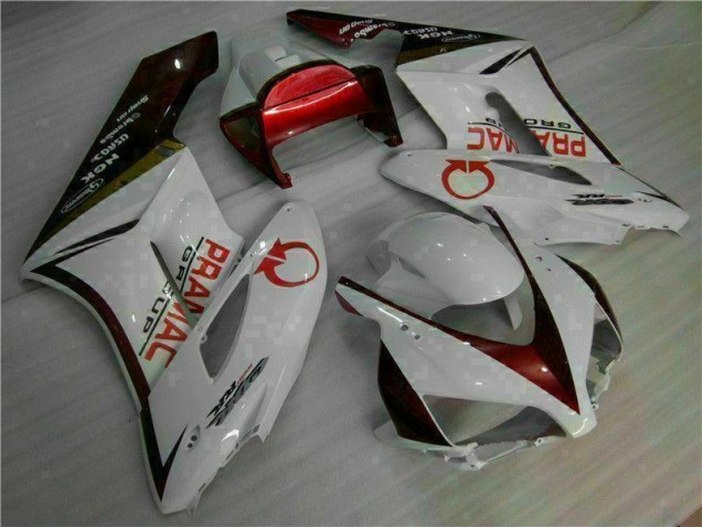 Blanco Rojo Kit Carenado Moto Honda CBR 1000 RR 04-05 Blanco Rojo Kit Carenado Moto Honda CBR 1000 RR 04-05