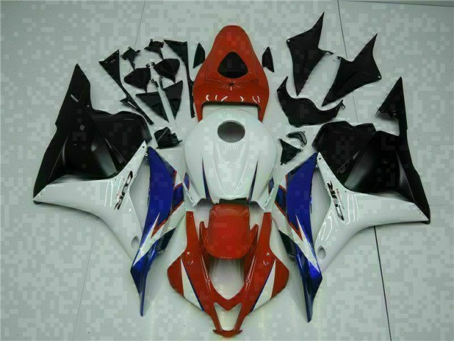 Blanco Rojo Negro Azul Carenado Moto Honda CBR 600 RR 09-12 Blanco Rojo Negro Azul Carenado Moto Honda CBR 600 RR 09-12
