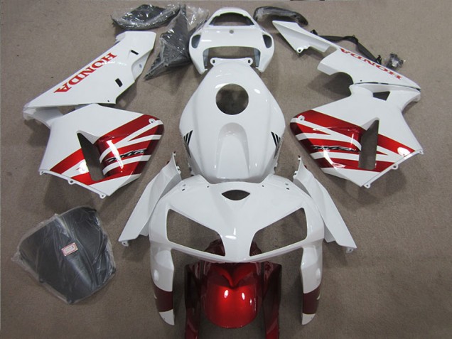 Blanco Rojo Negro Kits Completo Carenado Moto Honda CBR 1000 RR 04-05 Blanco Rojo Negro Kits Completo Carenado Moto Honda CBR 1000 RR 04-05