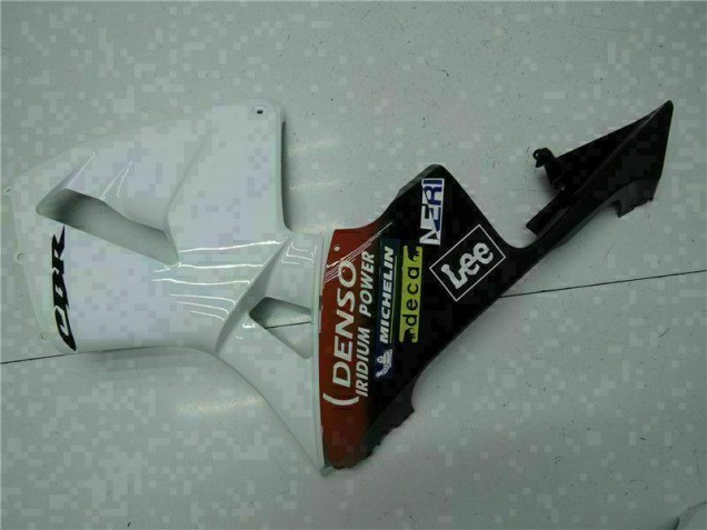 Blanco Rojo Negro Lee Carenado Moto Honda CBR 600 RR 05-06 Blanco Rojo Negro Lee Carenado Moto Honda CBR 600 RR 05-06
