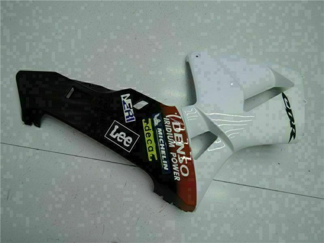 Blanco Rojo Negro Lee Carenado Moto Honda CBR 600 RR 05-06 Blanco Rojo Negro Lee Carenado Moto Honda CBR 600 RR 05-06