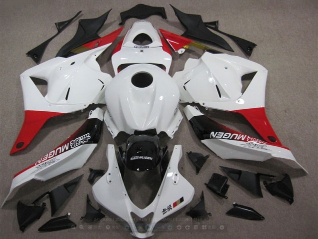 Blanco Rojo Negro Mugen Carenado Moto Honda CBR 600 RR 09-12 Blanco Rojo Negro Mugen Carenado Moto Honda CBR 600 RR 09-12