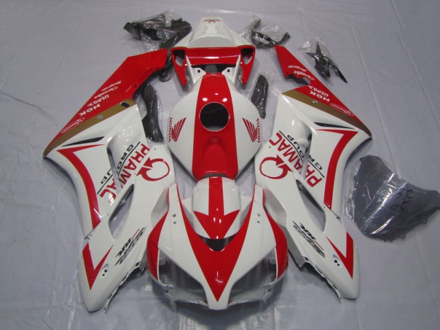 Blanco Rojo PRAMAC Carenado Moto Honda CBR 1000 RR 04-05 Blanco Rojo PRAMAC Carenado Moto Honda CBR 1000 RR 04-05