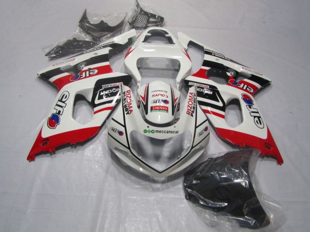 Blanco Rojo Rizoma Playboy Carenado Moto Suzuki GSXR 1000 K1 00-02 Blanco Rojo Rizoma Playboy Carenado Moto Suzuki GSXR 1000 K1 00-02