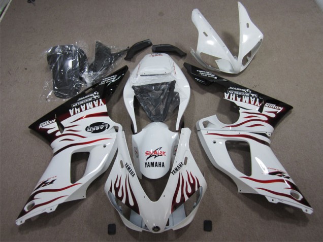 Blanco Tiburón Carenado Moto Yamaha R1 98-99 Blanco Tiburón Carenado Moto Yamaha R1 98-99