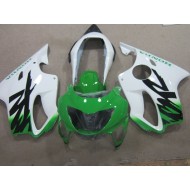Blanco Verde Carenado Moto Honda CBR 600 F4 99-00