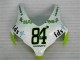 Blanco Verde Hannspree 84 Carenado Moto Honda CBR 1000 RR 08-11 Blanco Verde Hannspree 84 Carenado Moto Honda CBR 1000 RR 08-11