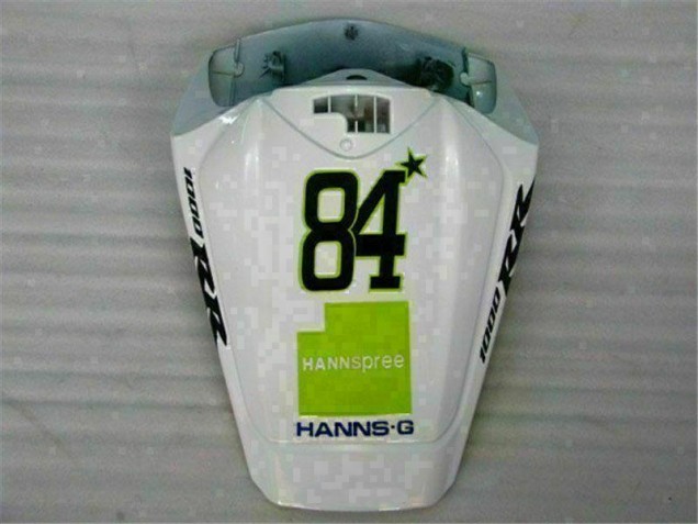 Blanco Verde Hannspree 84 Carenado Moto Honda CBR 1000 RR 08-11 Blanco Verde Hannspree 84 Carenado Moto Honda CBR 1000 RR 08-11