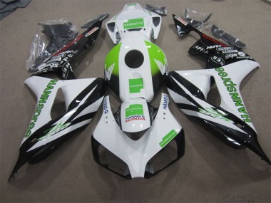 Blanco Verde Hannspree Carenado Moto Honda CBR 1000 RR 06-07