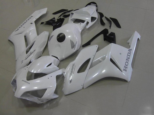 Blanco con Plata Calcomanías Carenado Moto Honda CBR 1000 RR 06-07 Blanco con Plata Calcomanías Carenado Moto Honda CBR 1000 RR 06-07