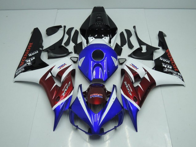 Borgoña & Azul Carenado Moto Honda CBR 1000 RR 06-07 Borgoña & Azul Carenado Moto Honda CBR 1000 RR 06-07