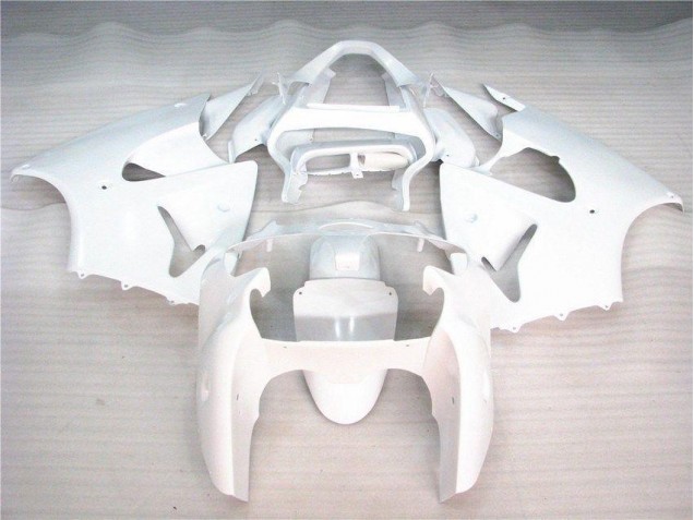 Brillante Blanco Carenado Moto Kawasaki ZX6R 00-02 Brillante Blanco Carenado Moto Kawasaki ZX6R 00-02