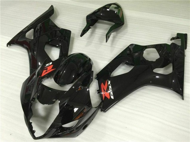 Brillante Negro ABS Carenado Motocicleta Suzuki GSXR 1000 K3 03-04 Brillante Negro ABS Carenado Motocicleta Suzuki GSXR 1000 K3 03-04