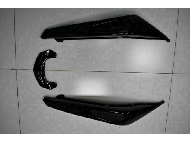 Brillante Negro Carenado Moto Kawasaki EX650 09-11 Brillante Negro Carenado Moto Kawasaki EX650 09-11