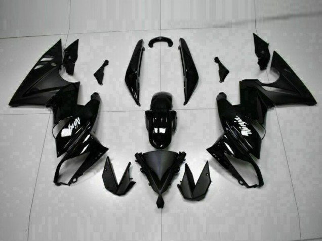 Brillante Negro Carenado Moto Kawasaki EX650 09-11 Brillante Negro Carenado Moto Kawasaki EX650 09-11