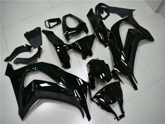 Brillante Negro Carenado Moto Kawasaki ZX10R 11-15 Brillante Negro Carenado Moto Kawasaki ZX10R 11-15