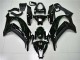 Brillante Negro Carenado Moto Kawasaki ZX10R 11-15 Brillante Negro Carenado Moto Kawasaki ZX10R 11-15
