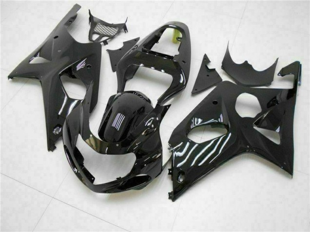 Brillante Negro Carenado Moto Suzuki GSXR 1000 K1 00-02 Brillante Negro Carenado Moto Suzuki GSXR 1000 K1 00-02