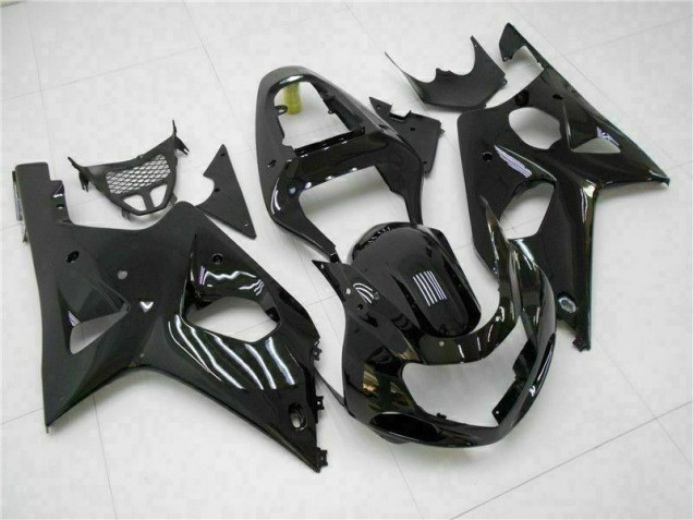 Brillante Negro Carenado Moto Suzuki GSXR 1000 K1 00-02 Brillante Negro Carenado Moto Suzuki GSXR 1000 K1 00-02