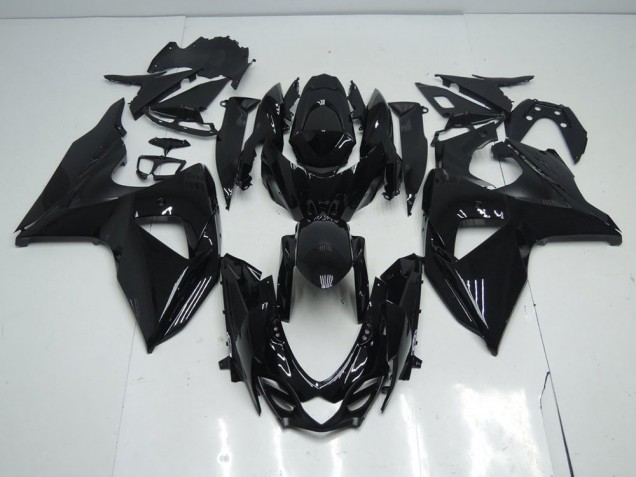 Brillante Negro Carenado Moto Suzuki GSXR 1000 K9 09-16 Brillante Negro Carenado Moto Suzuki GSXR 1000 K9 09-16