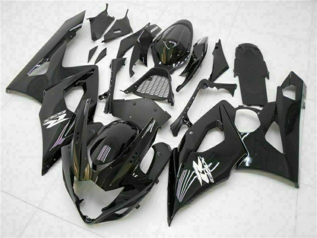 Brillante Negro Carrocería Motocicletas Suzuki GSXR 1000 K5 05-06 Brillante Negro Carrocería Motocicletas Suzuki GSXR 1000 K5 05-06