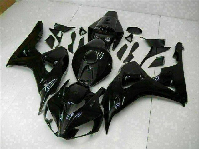 Brillante Negro Kit Completo Carenado Moto Honda CBR 1000 RR 06-07 Brillante Negro Kit Completo Carenado Moto Honda CBR 1000 RR 06-07