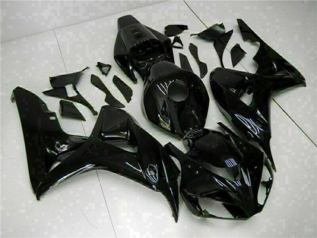 Brillante Negro Kit Completo Carenado Moto Honda CBR 1000 RR 06-07 Brillante Negro Kit Completo Carenado Moto Honda CBR 1000 RR 06-07