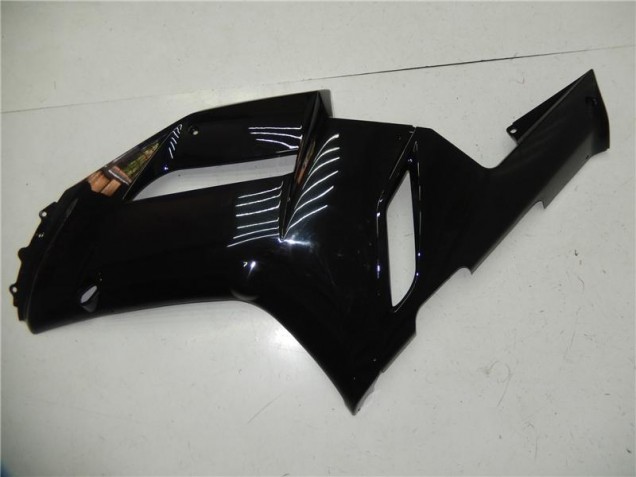 Brillante Negro Kits Carenado Moto Kawasaki ZX6R 07-08 Brillante Negro Kits Carenado Moto Kawasaki ZX6R 07-08