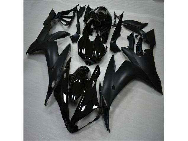 Brillante Negro Mate Carenado Moto Yamaha R1 04-06 Brillante Negro Mate Carenado Moto Yamaha R1 04-06