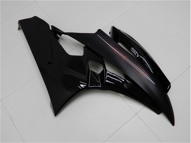 Brillante Negro Mate Carenado Moto Yamaha R6 06-07 Brillante Negro Mate Carenado Moto Yamaha R6 06-07