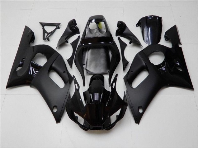 Brillante Negro Mate Carenado Moto Yamaha R6 98-02 Brillante Negro Mate Carenado Moto Yamaha R6 98-02
