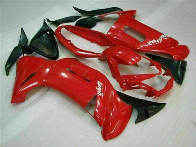 Brillante Rojo Carenado Moto Kawasaki EX650 06-08 Brillante Rojo Carenado Moto Kawasaki EX650 06-08