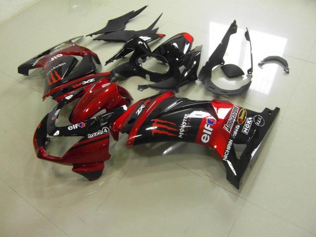 Caramelo Rojo Monster Carenado Moto Kawasaki ZX 250R 08-12
