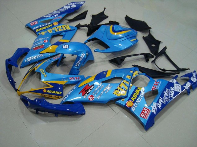 Claro Azul Rizla Carenado Moto Suzuki GSXR 1000 K5 05-06 Claro Azul Rizla Carenado Moto Suzuki GSXR 1000 K5 05-06