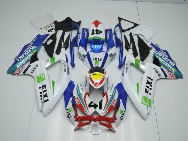 Fixi Claro Azul Carenado Moto Suzuki GSXR 1000 K9 09-16