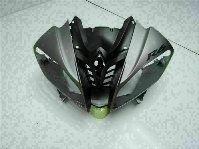Gris Negro Inyección Kits Carenado Moto Yamaha R6 08-16 Gris Negro Inyección Kits Carenado Moto Yamaha R6 08-16