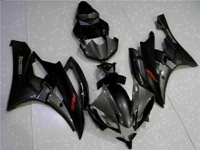 Gris Negro Kits Completo Carenado Moto Yamaha R6 06-07 Gris Negro Kits Completo Carenado Moto Yamaha R6 06-07