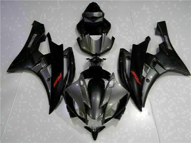 Gris Negro Kits Completo Carenado Moto Yamaha R6 06-07 Gris Negro Kits Completo Carenado Moto Yamaha R6 06-07