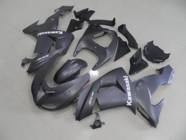 Gris con Blanco Calcomanías Carenado Moto Kawasaki ZX10R 06-07 Gris con Blanco Calcomanías Carenado Moto Kawasaki ZX10R 06-07