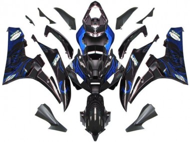 Llama azul negra Carenado Moto Yamaha R6 06-07