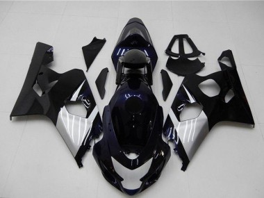 Compra Carenados Moto Suzuki GSXR 600/750 2004-2005 - Negro Brillante Plata Azul