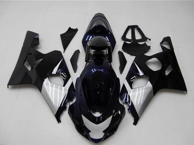Compra Carenados Moto Suzuki GSXR 600/750 2004-2005 - Negro Brillante Plata Azul