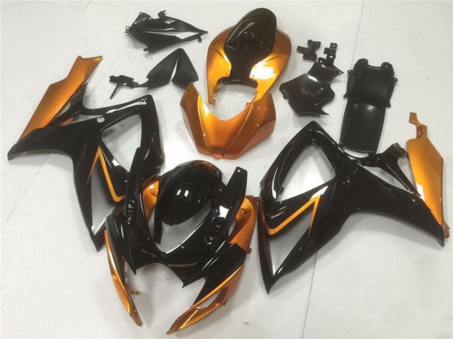 Compra Carenados Moto Suzuki GSXR 600/750 2006-2007 - Naranja Negro Brillante