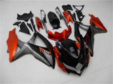 Compra Carenados Moto Suzuki GSXR 600/750 2008-2010 - Naranja Gris Negro Brillante