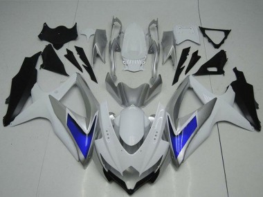 Compra Carenados Moto Suzuki GSXR 600/750 2008-2010 - Plata Blanco Azul Negro