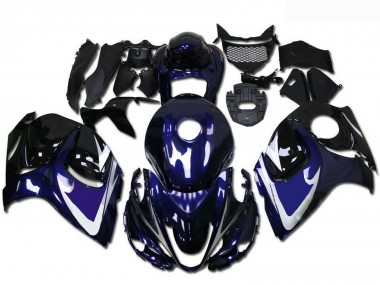 Compra Carenados Moto Suzuki GSXR 1300 Hayabusa 2008-2020 - Negro Brillante Azul Blanco