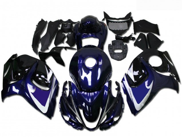 Compra Carenados Moto Suzuki GSXR 1300 Hayabusa 2008-2020 - Negro Brillante Azul Blanco